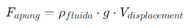 rumus hukum archimedes