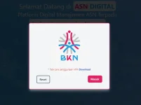 Reset MFA, password ASN Digital