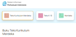 menu teks kurikulum merdeka